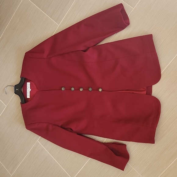 Novello Bloom Wool Suit Skirt Set - Picture 9 of 17